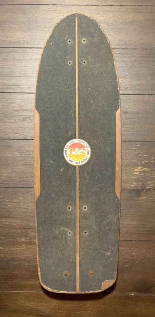 Rare 70s Vintage G&S PROLINE 500 Skateboard Deck Powell Pivot Rare 2