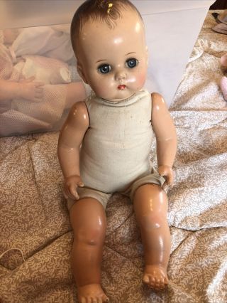 19” Vintage Arranbee R & B Little Angel Baby Doll,  Composite Head/ Limbs