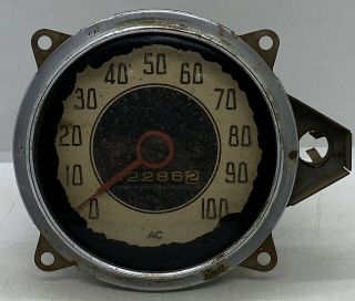 Gm Antique Automobile Vintage 1930’s Chevy Buick Olds Ac Spark Plug Speedometer