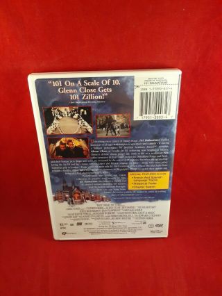 101 Dalmatians (DVD,  1998,  REGION 1 w/ Chapter Insert,  Widescreen) RARE 2