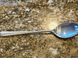 Royal Satin By Wallace Sterling Silver Dessert / Oval Soup Spoon 7 1/4 "