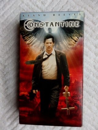 Constantine (oop Ultra Rare 2005 Vhs) Keanu Reeves,  Rachel Weisz