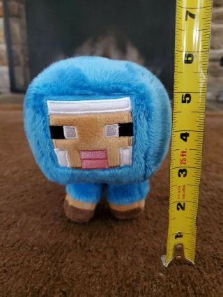 Minecraft Blue Sheep Plush Rare Limited Edition Mojang
