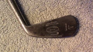 Antique Hickory Wood Shaft Golf Clubs St Andrews