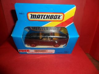 Rare Matchbox 1 - 75 3 - Porsche Turbo,  Black But No 90 Side Tampo,  Box,  1982.