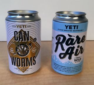 Yeti Can Cooler Insert Bank Can Worms & Rare Air Stash Bank 12 Oz Tumblers