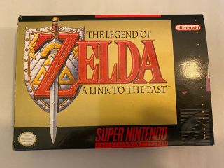 Legend Of Zelda A Link To The Past Cib Rare Complete Nintendo Snes