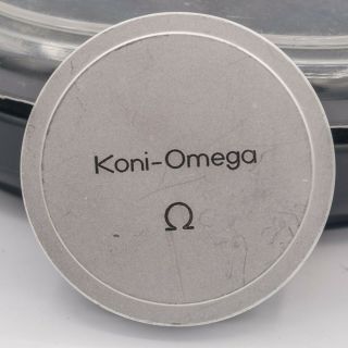 Rare - Konica Koni - Omega 53mm Id Push On Rangefinder Camera Metal Lens Cap