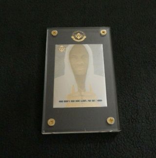 Michael Jordan Upper Deck 24k Gold/nickel - Silver Card - Rare Air 1197/1994