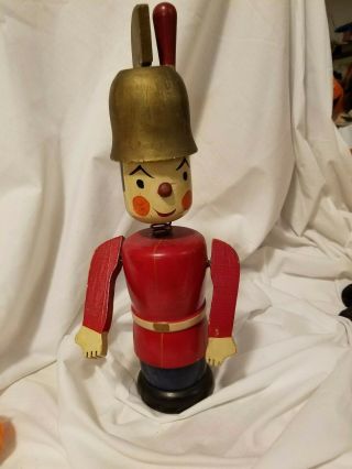 Christmas Antique Spool Soldier 1930 