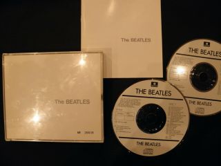 The Beatles White Album Double Cd Numbered Fatbox Rare No Apple