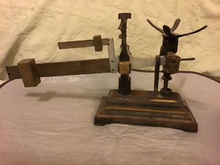 Antique Vintage SEED TRADE Iron Balance scale 3