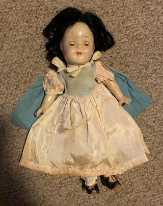 Antique Madame Alexander Snow White Doll 13”