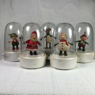 Hallmark 2008 Happy Tappers - Rare Full Set Of 5 - Cute Christmas Fun Vintage