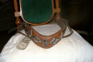 10 - Terrific Old Vintage Antique Parade Saddle Breast Collar Silver