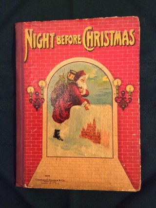 Antique Night Before Christmas Book Early 1900 