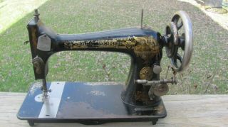Antique/vintage 1909 Singer Sphinx Sewing Machine,  Model 27