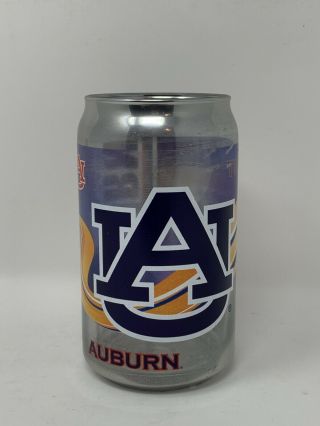 Vintage Auburn University Tigers War Eagle Tinted Beer Glass - Rare (box B)