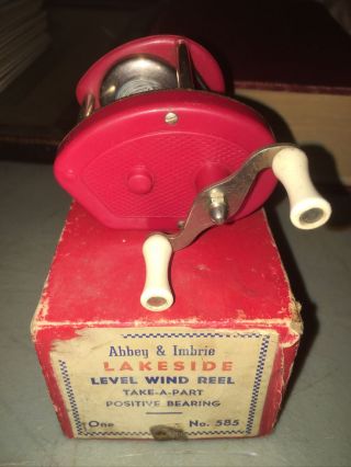 Abbey & Imbrie Lakeside Level Wind Reel No.  585
