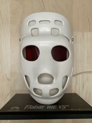 RARE VINTAGE EXC LAMP Friday the 13th VHS Promo Mask LIGHT Movie chainsaw JASON 2