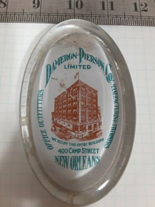 Antique / Vintage Glass Advertising Paperweights