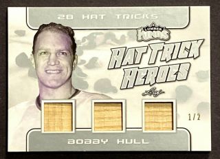 Bobby Hull Ebay 1 Of 1 1/1 Game Uses Stick Rare /2 Exist 2020 Leaf Lumber Kings