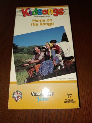 Kidsongs Vhs Home On The Range View Master Video Rare 1986