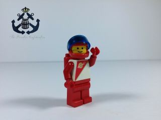 Lego Vintage Space Minifigure Futuron - Red Spo015 For Cosmic Laser Launcher Set