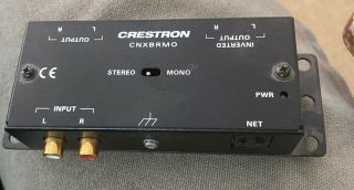 Rare Crestron Cnxbrmo Bridging & Mono - Summing Adapter For Cnampx - 12x60 Or 16x60