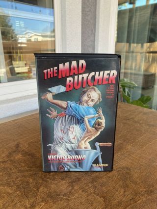 The Mad Butcher Rare Magnum Clamshell Horror Vhs