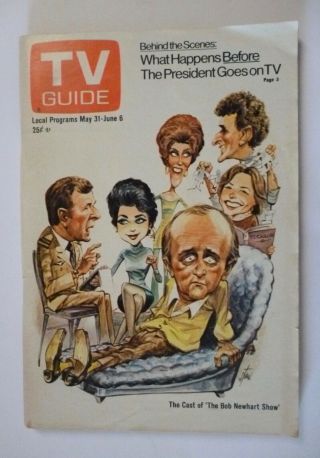 Montreal May 31 Tv Guide 1975 Bob Newhart Bill Daily Cannon Smothers Brothers