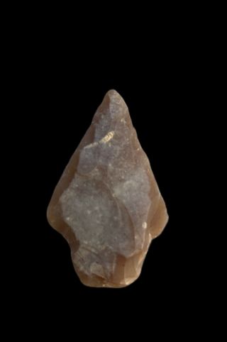 Ancient Neolithic Flint Arrowhead,  Stone Age,  Very Rare (8)