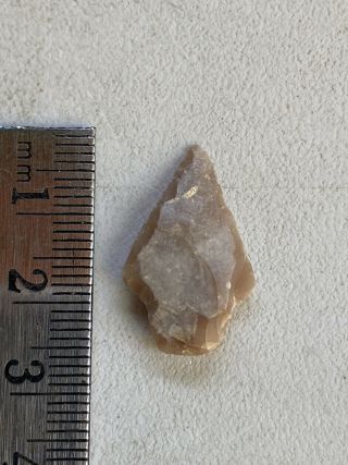 Ancient Neolithic Flint Arrowhead,  Stone Age,  VERY RARE (8) 3