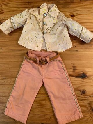 Vintage 1950 Gene Autry Western Outfit With Belt,  With Terri Lee Tag