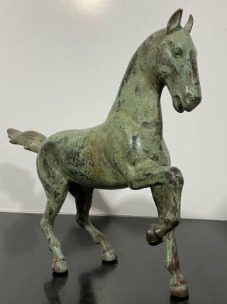 Vintage Rare Solid Bronze Foal Pony Equestrian Horse Art Statue Sculpture