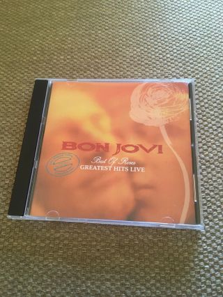 Bon Jovi Bed Of Roses Greatest Hits Live Cd (very Rare)