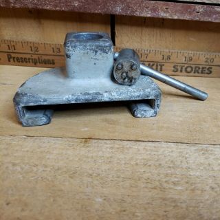 Vintage Valley Brand Trailer Hitch Lock With Special Offset Pin Key Rare And Htf