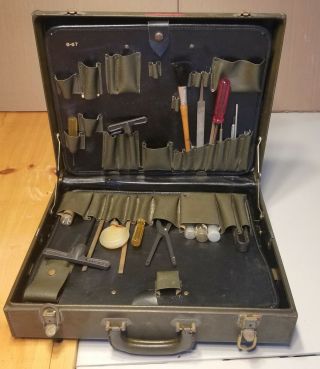 Rare Vintage Computer Ibm Service Engineer Tool Case 1960 
