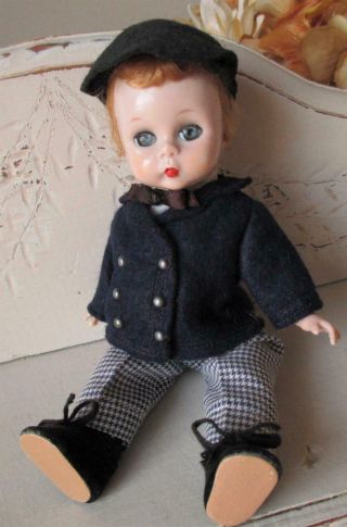 Vintage Madame Alexander Little Men Doll 7 1/2 " Walker Alexander - Kins Boy