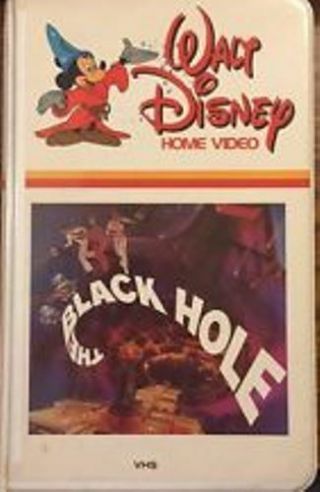 Rare - Disney Black Hole (vhs) White Clamshell - Anthony Perkins & Yvette Mimieux