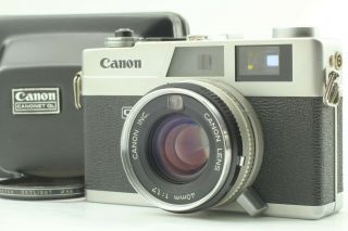 【rare Top In Case】 Canon Canonet Ql17 Camera 40mm F1.  7 Lens From Japan498
