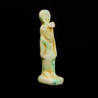 Rare Antique Egyptian Amulet Figurine Small Statue Of God Anubis God Of Death