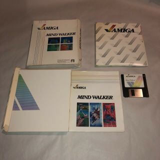 Rare Commodore Amiga Game Mind Walker Htf Adventure Game
