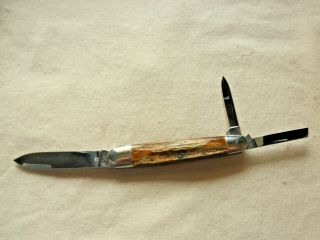 RARE 1990 CASE XX CLASSIC 53091 BIG FAT STAG WHITTLER USA POCKET KNIFE 5