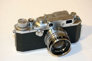 Rare - Canon Ivf Rangefinder Camera - Leica Clone - & Cla 