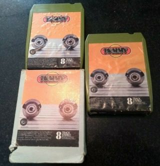 The Who " Tommy " Rare 2 X 8 - Track Cartridge Set (london Symphony,  Various) 1972