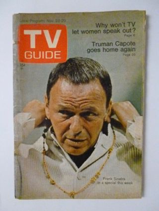 York Metro Nov 23 1968 Tv Guide Frank Sinatra Lucy Adam - 12 Martin Milner