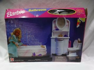1996 Barbie Bathroom For Folding Pretty House Marbled Tub Sink Vanity 67555
