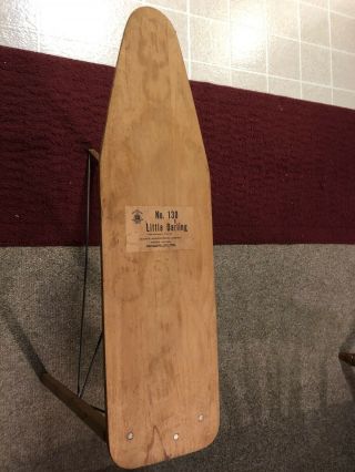 Antique Little Darling Wooden Toy Ironing Board 130