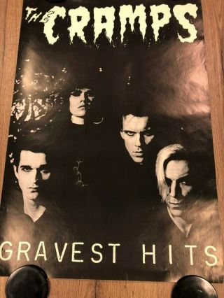 The Cramps 1979 ‘gravest Hits’ Very Rare Promo Poster